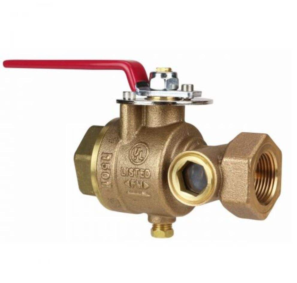 Factory Price Brass and Stainless Steel 1″ Thread Test and Drain Ball Valve