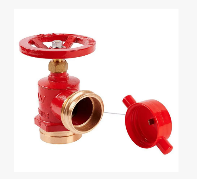 2-1/2″ Brass Fire System Angle Hydrant Valve