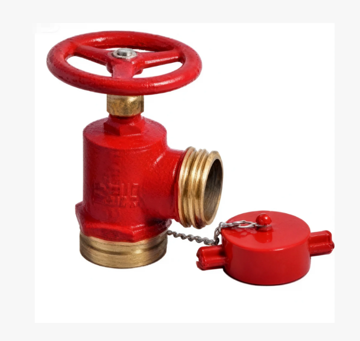 2-1/2″ Brass Fire System Angle Hydrant Valve