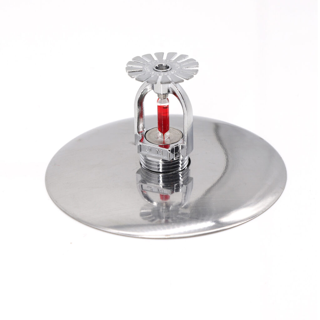 Stainless Steel Recessed Pendent Fire Sprinkler Head with Escutcheon