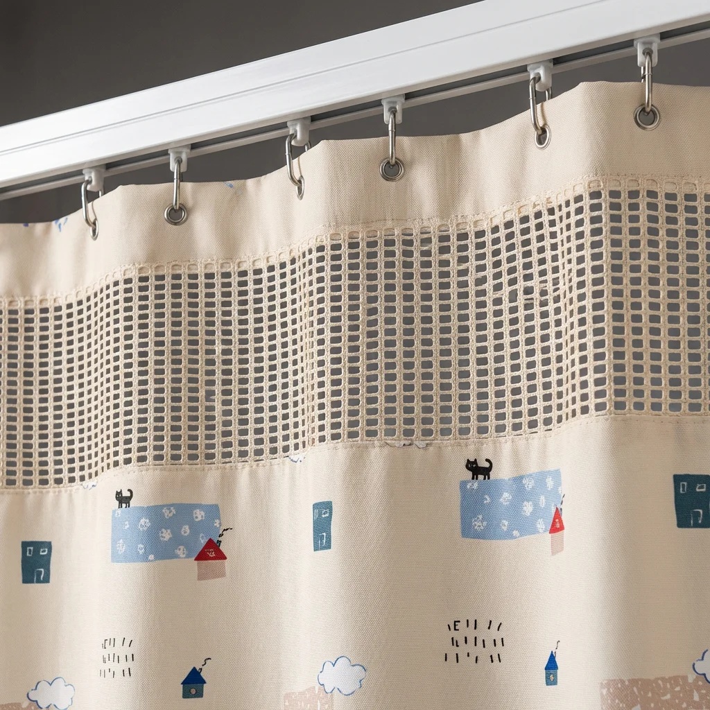 Flame-Retardant Medical Partition Curtain for Pediatric Care