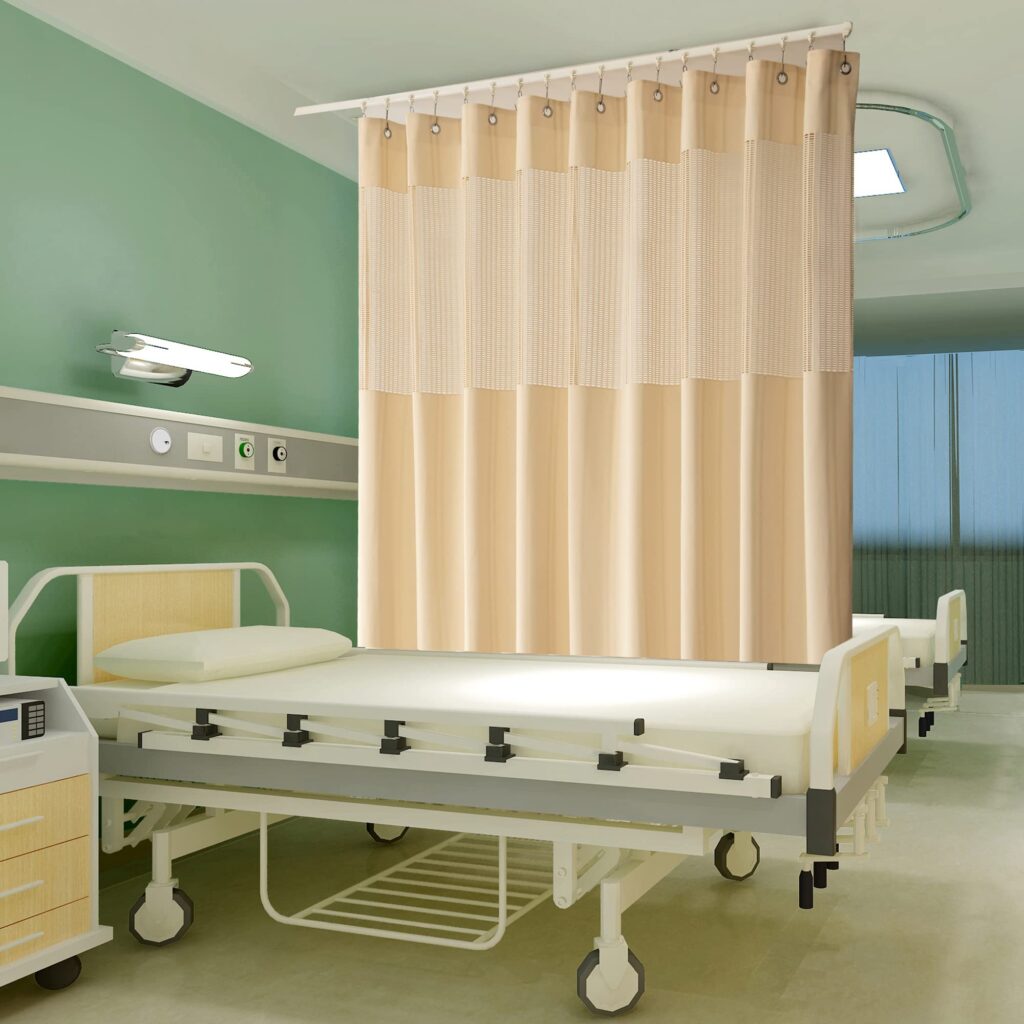 Flame Retardant & Antibacterial Polyester Medical Curtain