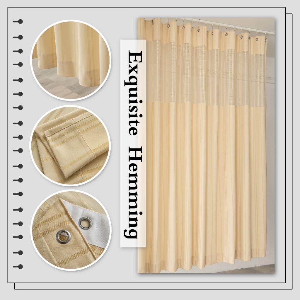 Flame Retardant & Antibacterial Polyester Medical Curtain