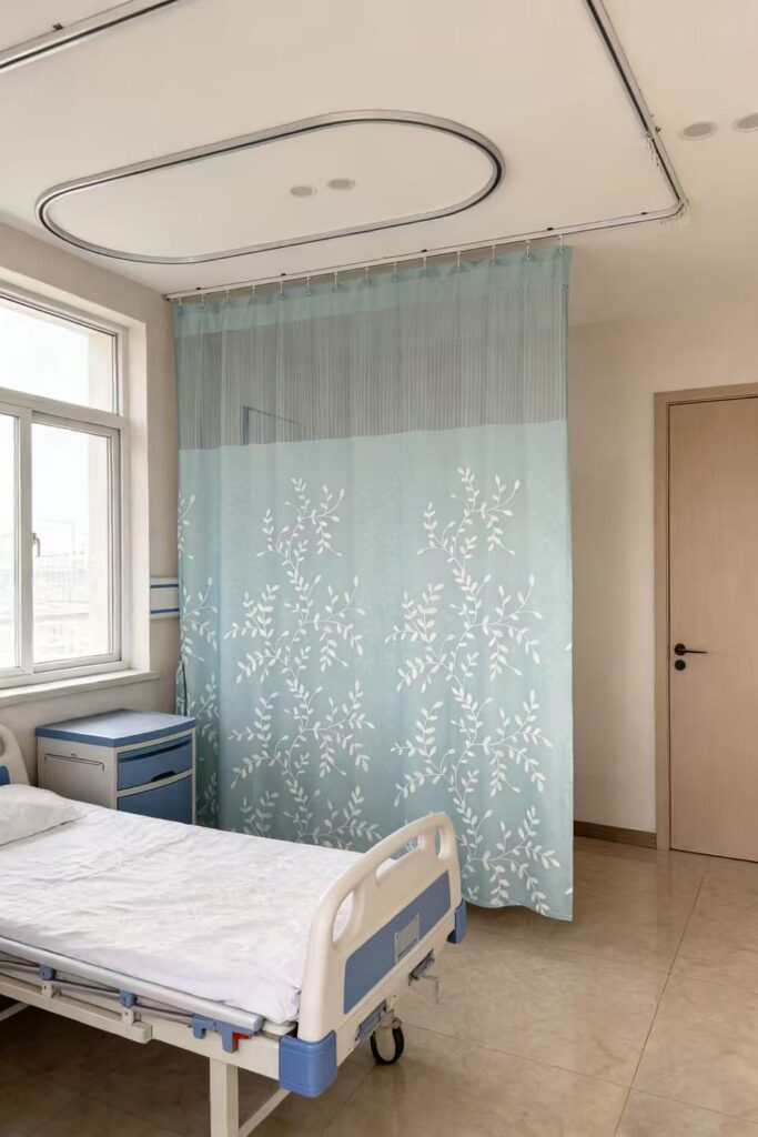 FR Flame Retardant & Antibacterial Printed Disposable Hospital Curtains