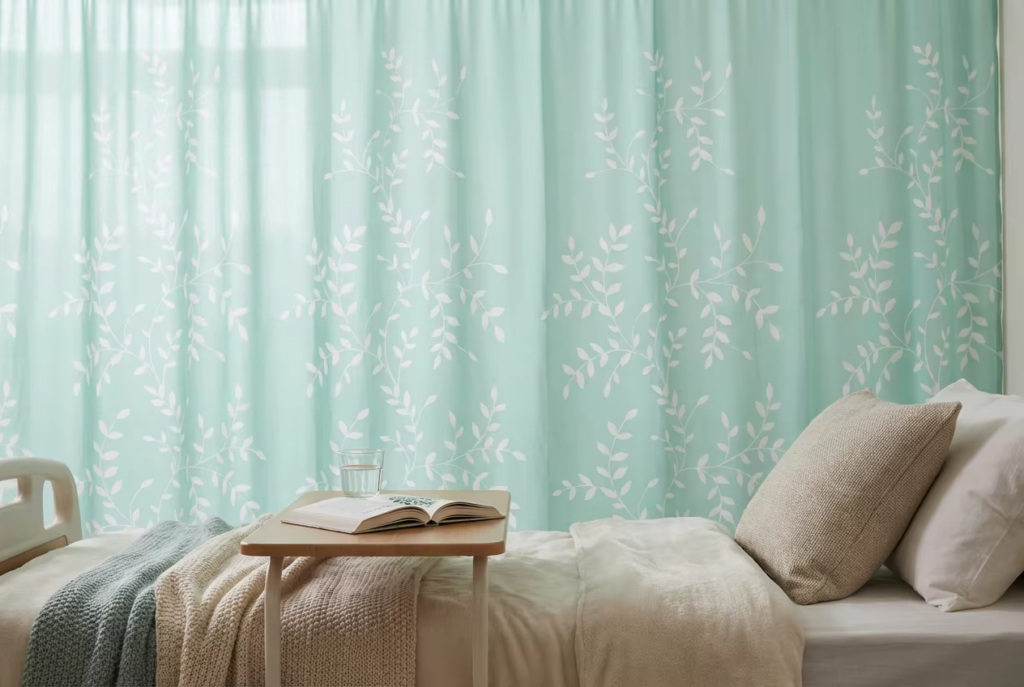 Printed Flame Retardant Disposable Hospital Curtains