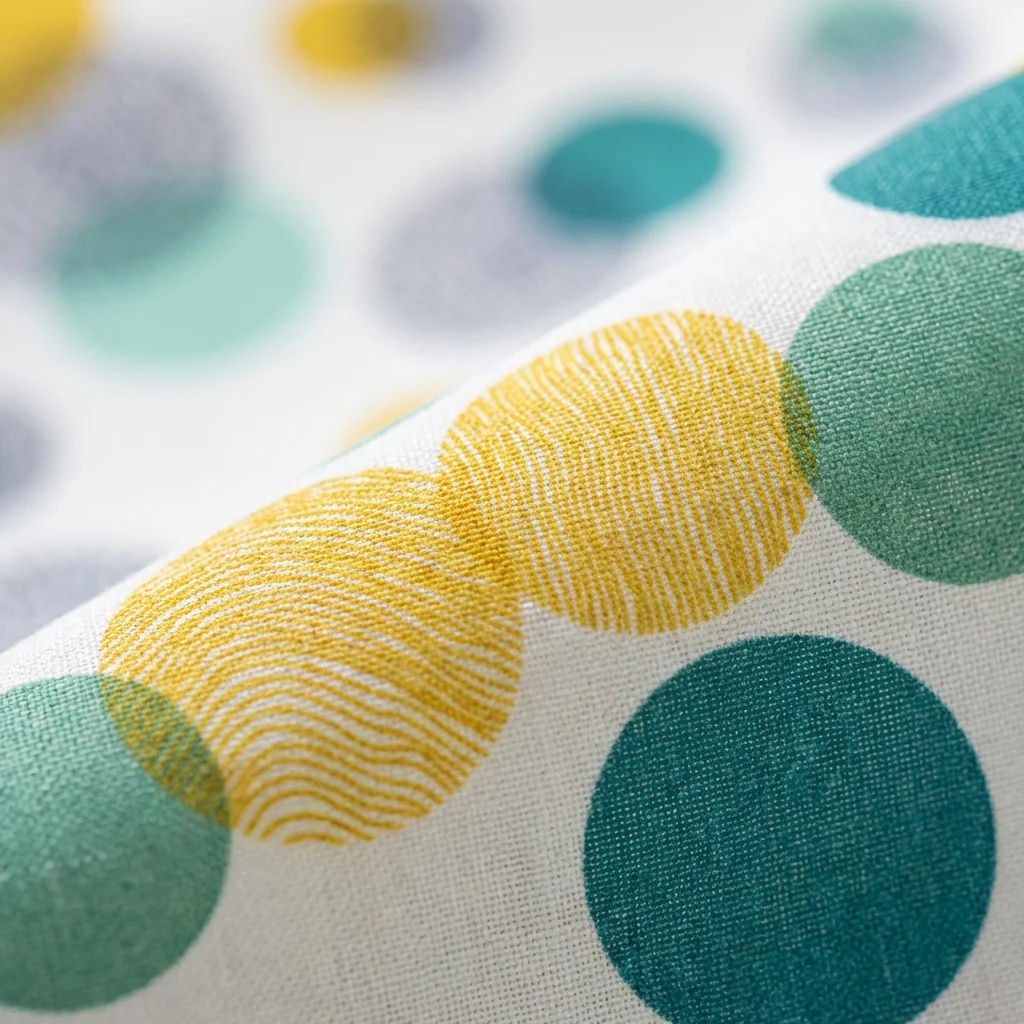 Playful Polka Dot & Concentric Circle Hospital Privacy Curtain