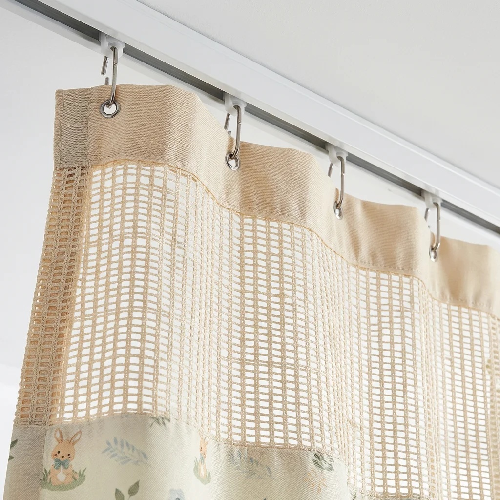 Flame-Retardant Antimicrobial Medical Divider Curtain