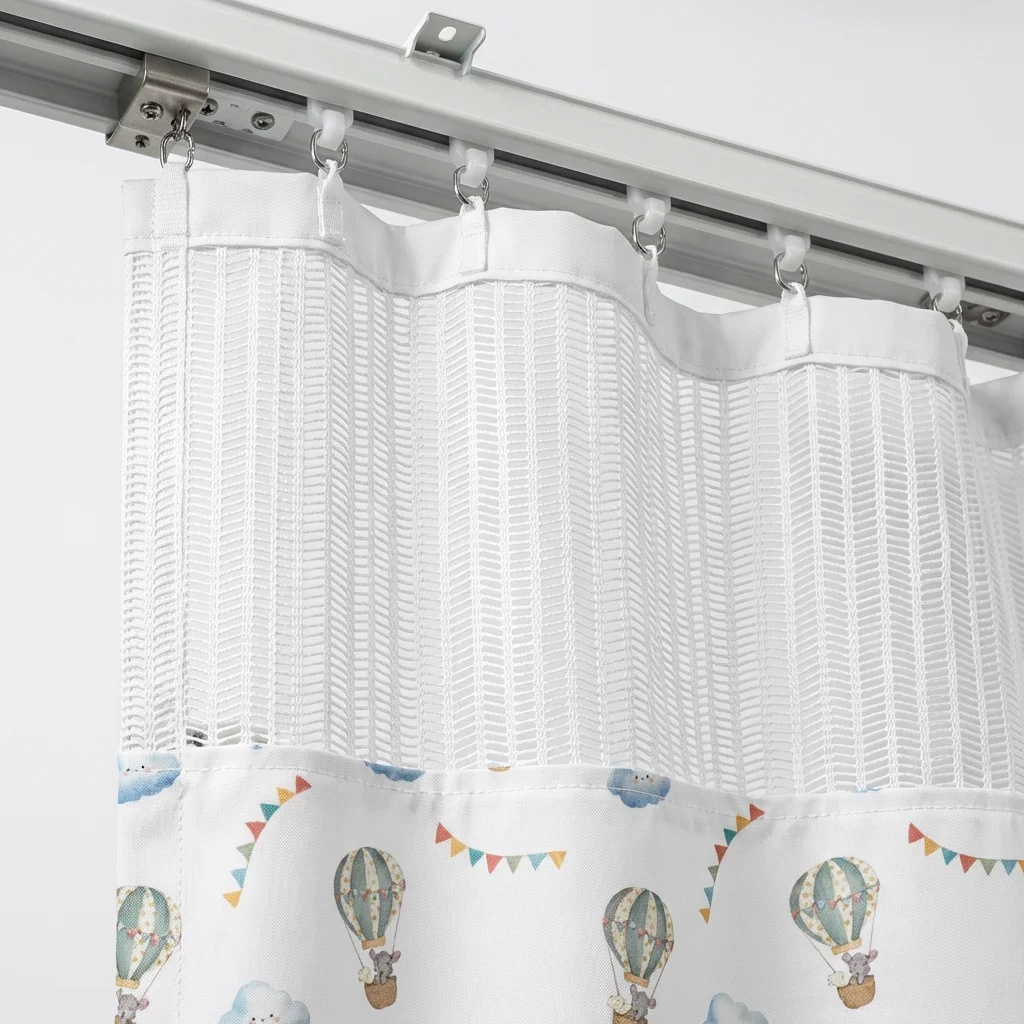 Antibacterial Printed Hospital Privacy Curtain