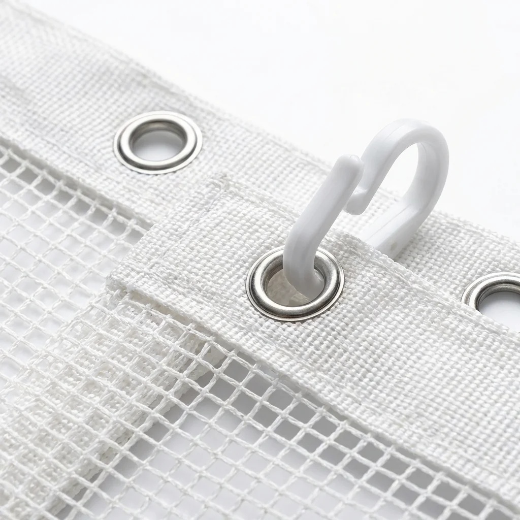 Pediatric Medical Cubicle Curtain with Mesh Top
