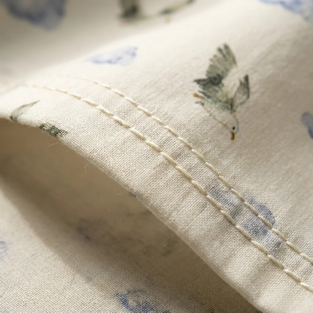 Flying Birds & Clouds Pediatric Hospital Privacy Curtain