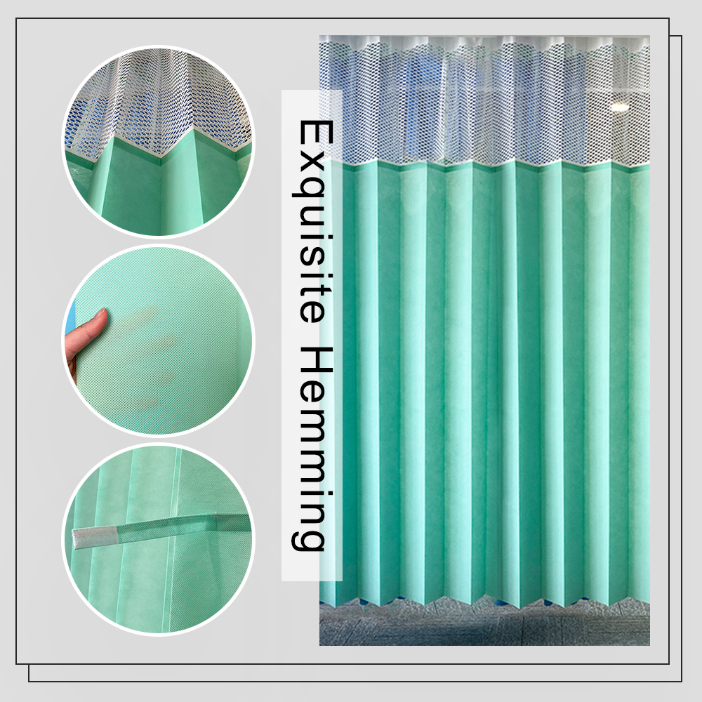 Disposable Hospital Curtains Eco Friendly Nonwoven Privacy Drapery
