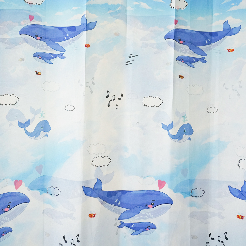 Dark Blue Medical Privacy Curtains for Hospital & SPA